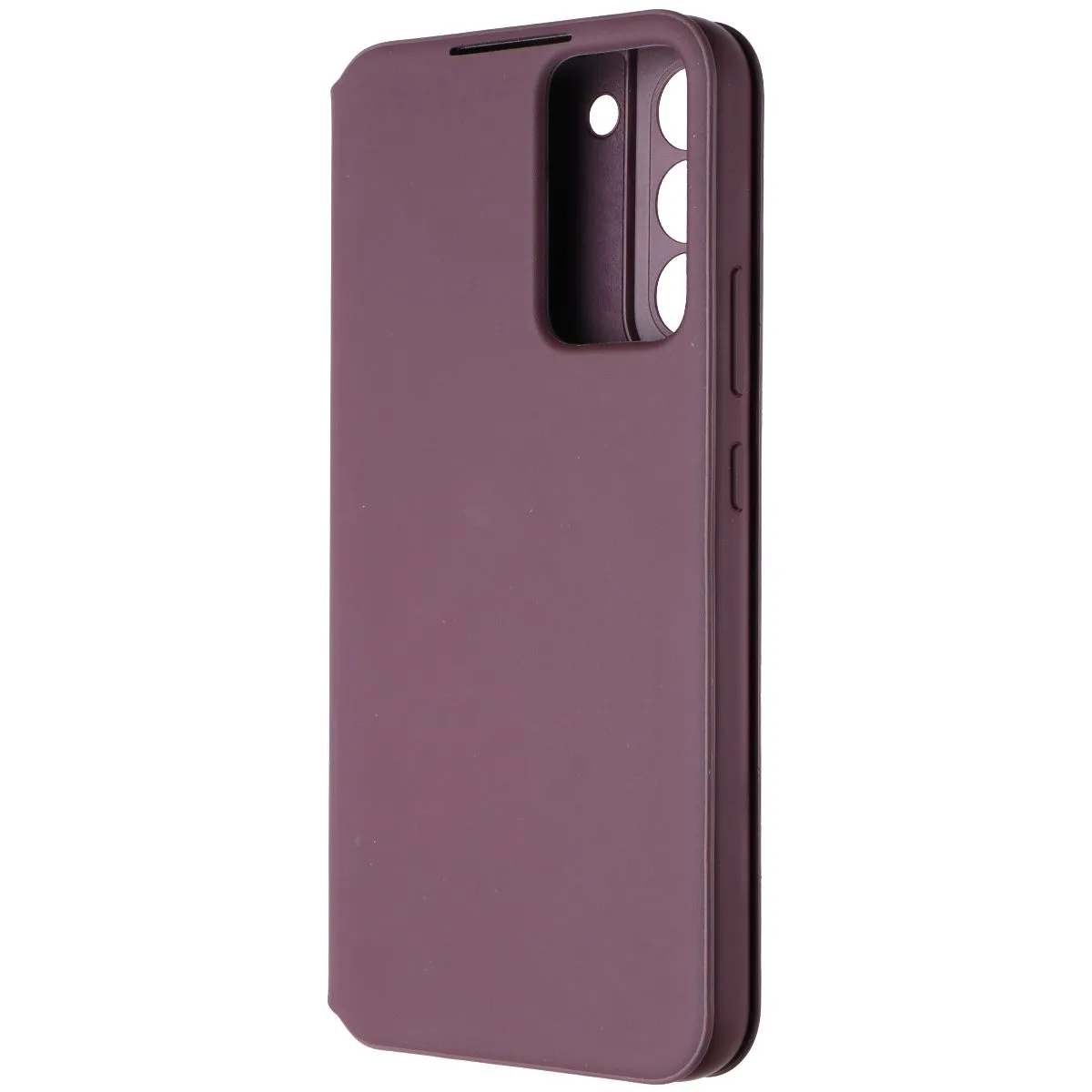 Samsung Official Smart Clear View Cover for Samsung Galaxy S22  (Burgundy)