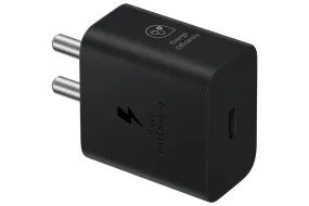 Samsung Original 25W Type-C Travel Adaptor without Cable, Black