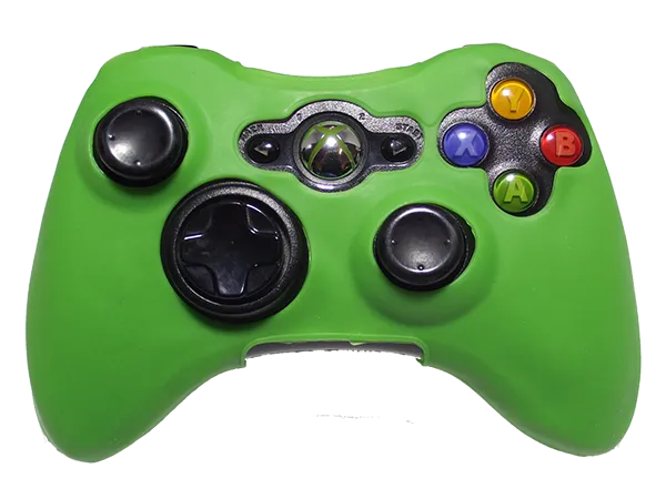 Silicone Cover For XBOX 360 Controller Skin Case Green