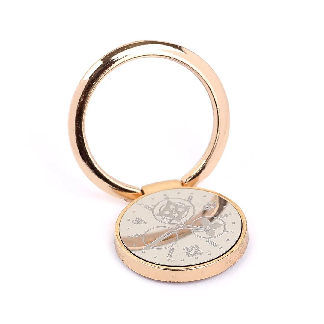 Silver Gold Watch Logo Phone Ring Holder