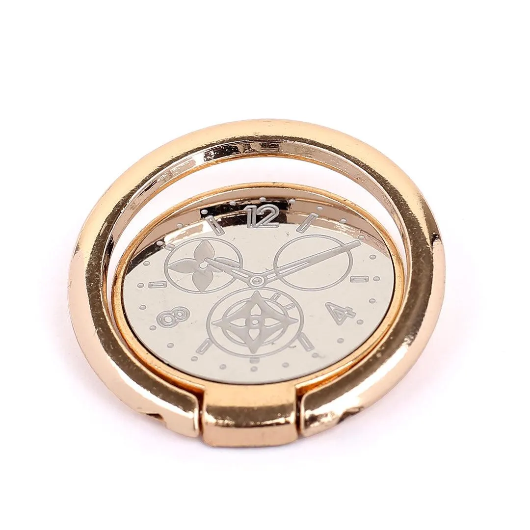 Silver Gold Watch Logo Phone Ring Holder