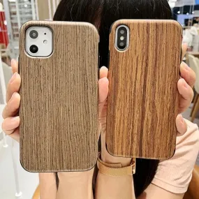 Simple Bamboo Wooden iphone  Protective case Unisex