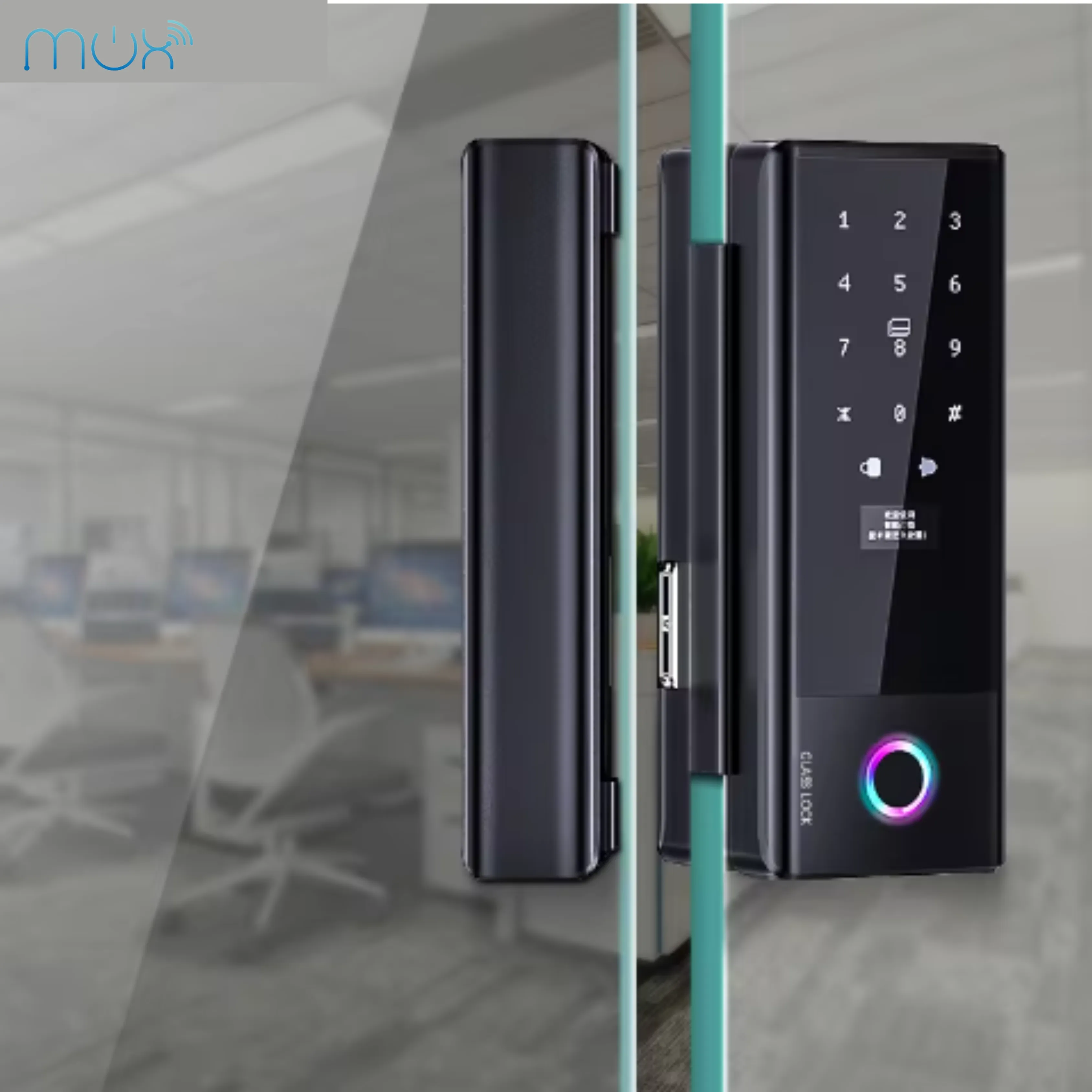 Smart WiFi Glass Door Lock