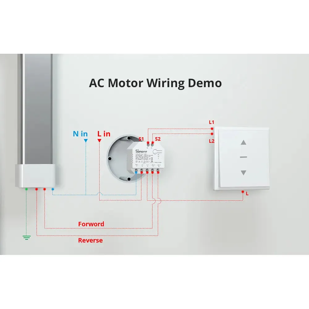 SONOFF DUALR3 Lite Dual Relay 2 Way Power Metering Smart Switch