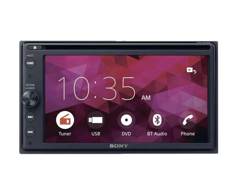 Sony XAV-AX200 Bluetooth/iPhone/USB Double Din DVD Receiver