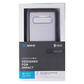 Speck Presidio V-Grip Series Case for Samsung Galaxy S10  (Plus) - Clear / Gray