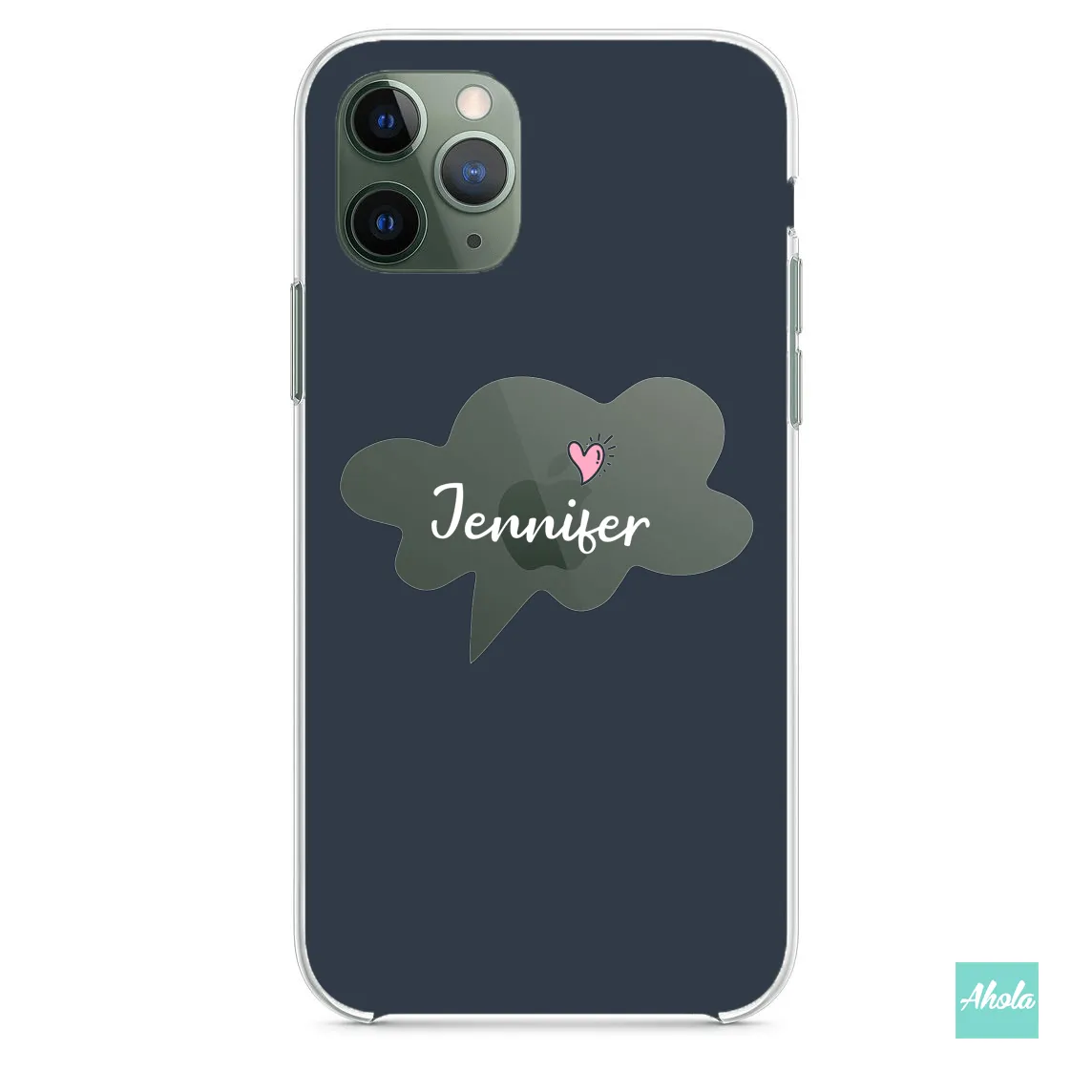 【Speech Bubble】Soft TPU transparent phone case 語句泡泡名字透明電話軟殼