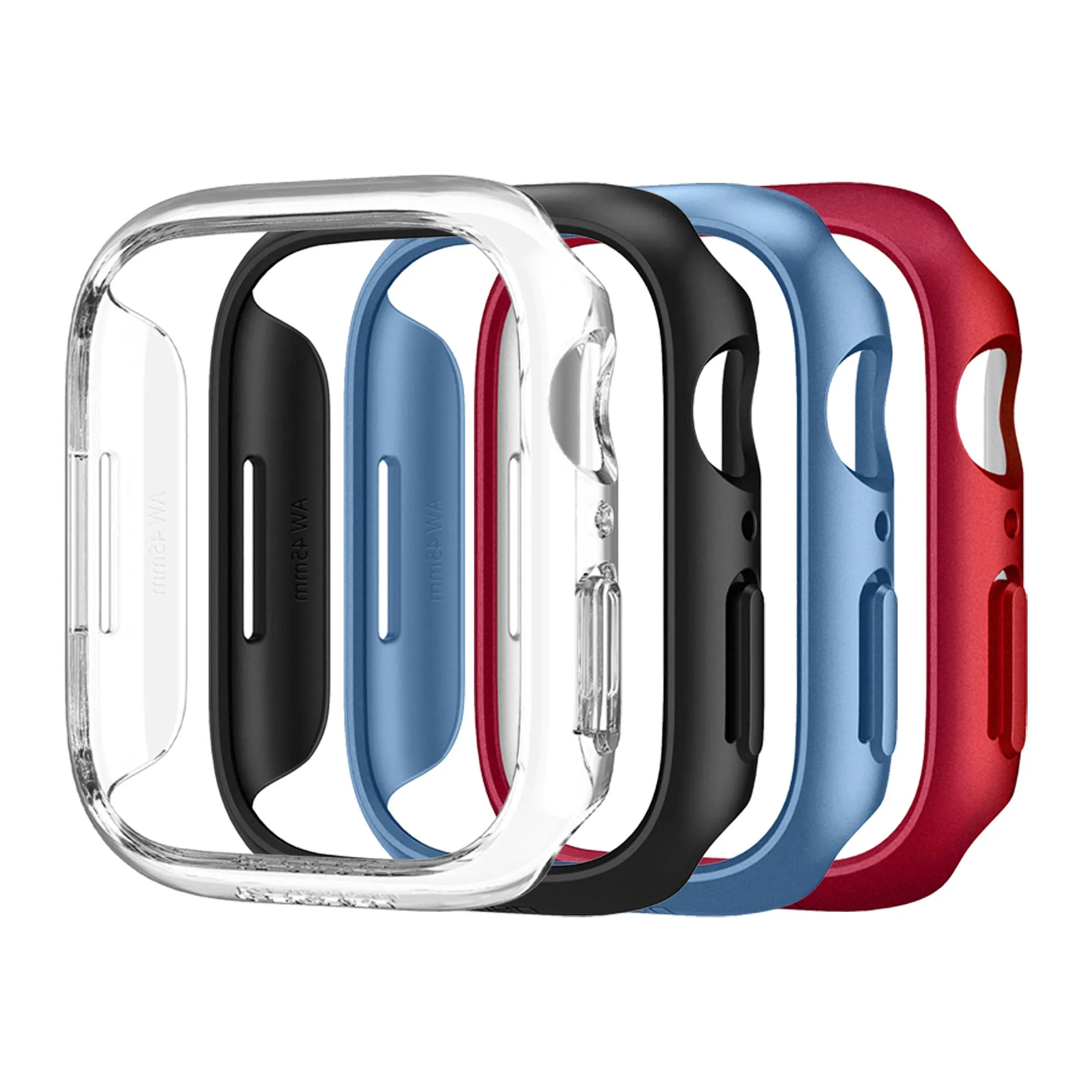 Spigen Thin Fit Case for Apple Watch Series 7 ( 41mm ) - Crystal Clear (Barcode: 8809811857726 )