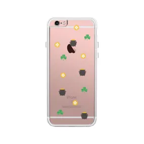 St Patrick's Day Pattern Clear Phone Case Cute Design Jelly Case