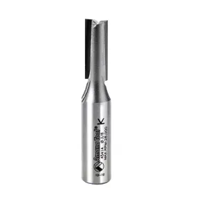 Straight Plunge Router Bit | 2 Flute | 3⁄8 Dia x 1" x 1⁄2 Shank | 45414-PS | 738685354148