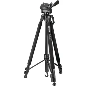 Sunpak 620-663LX 6630LX 66 Photo/Video Tripod with Adapters