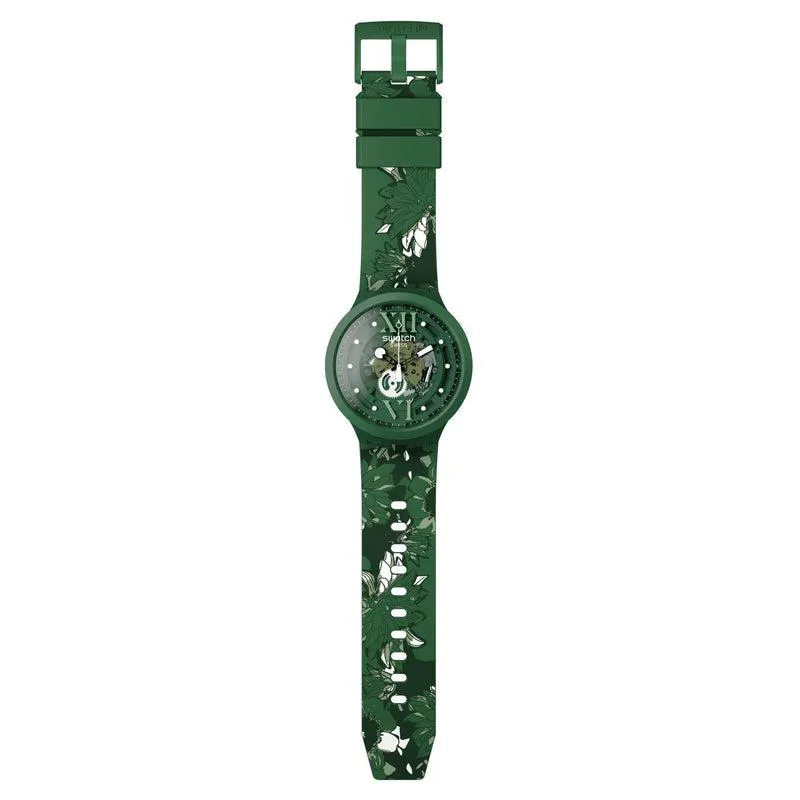 Swatch CAMOFLOWER GREEN Watch SB05G104