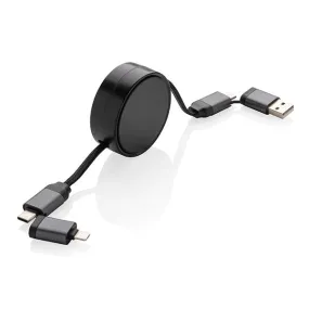 Terra Retractable Charging Cable - Engraved