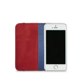 Toffee Flip Wallet For - iPhone 6 - Red