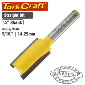 TORK CRAFT ROUTER BIT STRAIGHT 9/16' (14.29MM) CKP206