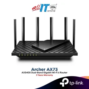 TP-Link Archer AX72/AX73 AX5400 Ultimate Wi-Fi Coverage Next-Gen Wi-Fi 6 Router