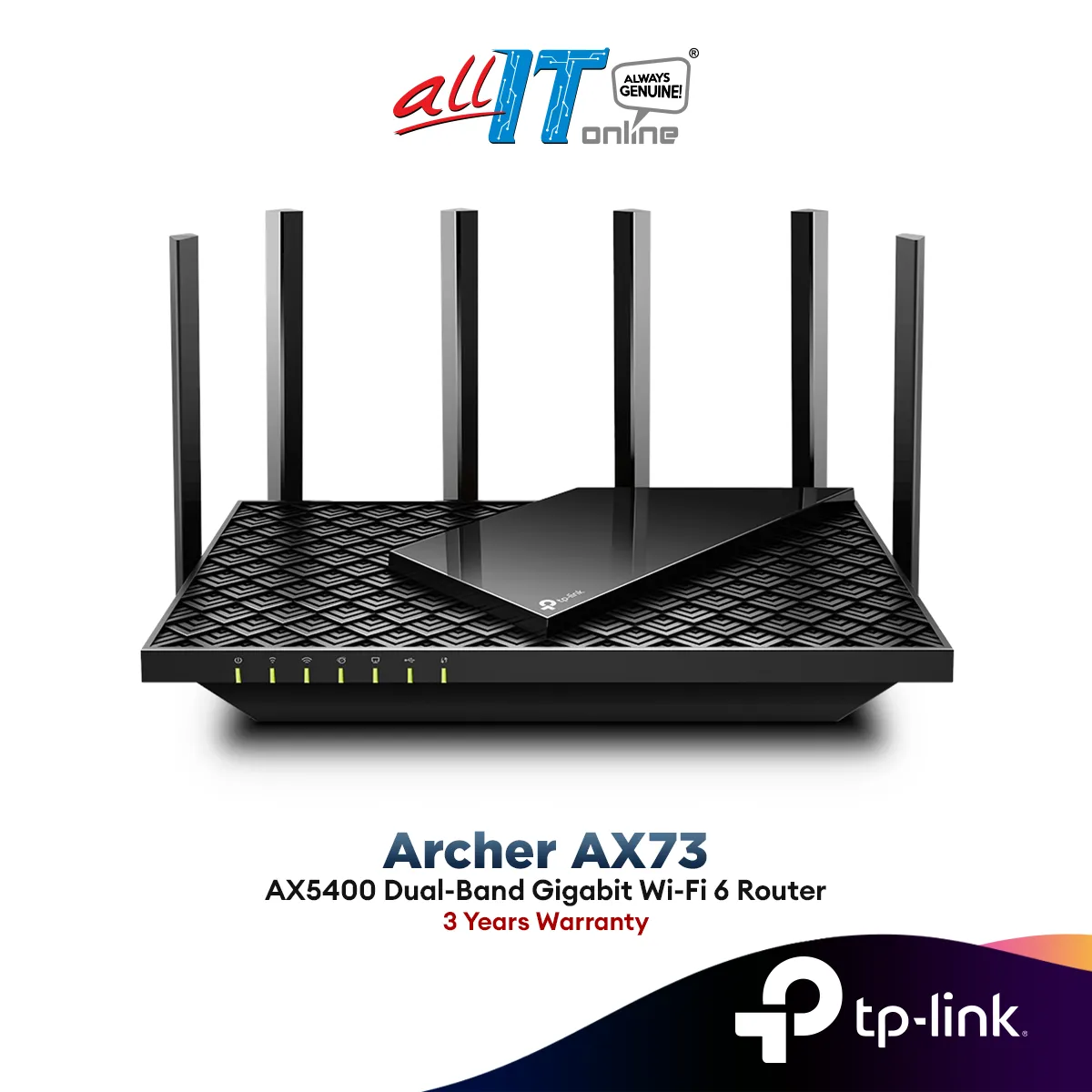 TP-Link Archer AX72/AX73 AX5400 Ultimate Wi-Fi Coverage Next-Gen Wi-Fi 6 Router