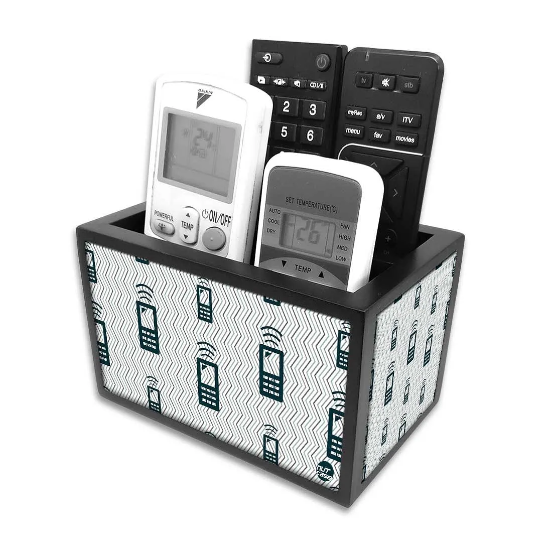 Trendy Remote Control Caddy For TV / AC Remotes -  Cell Phone Signal