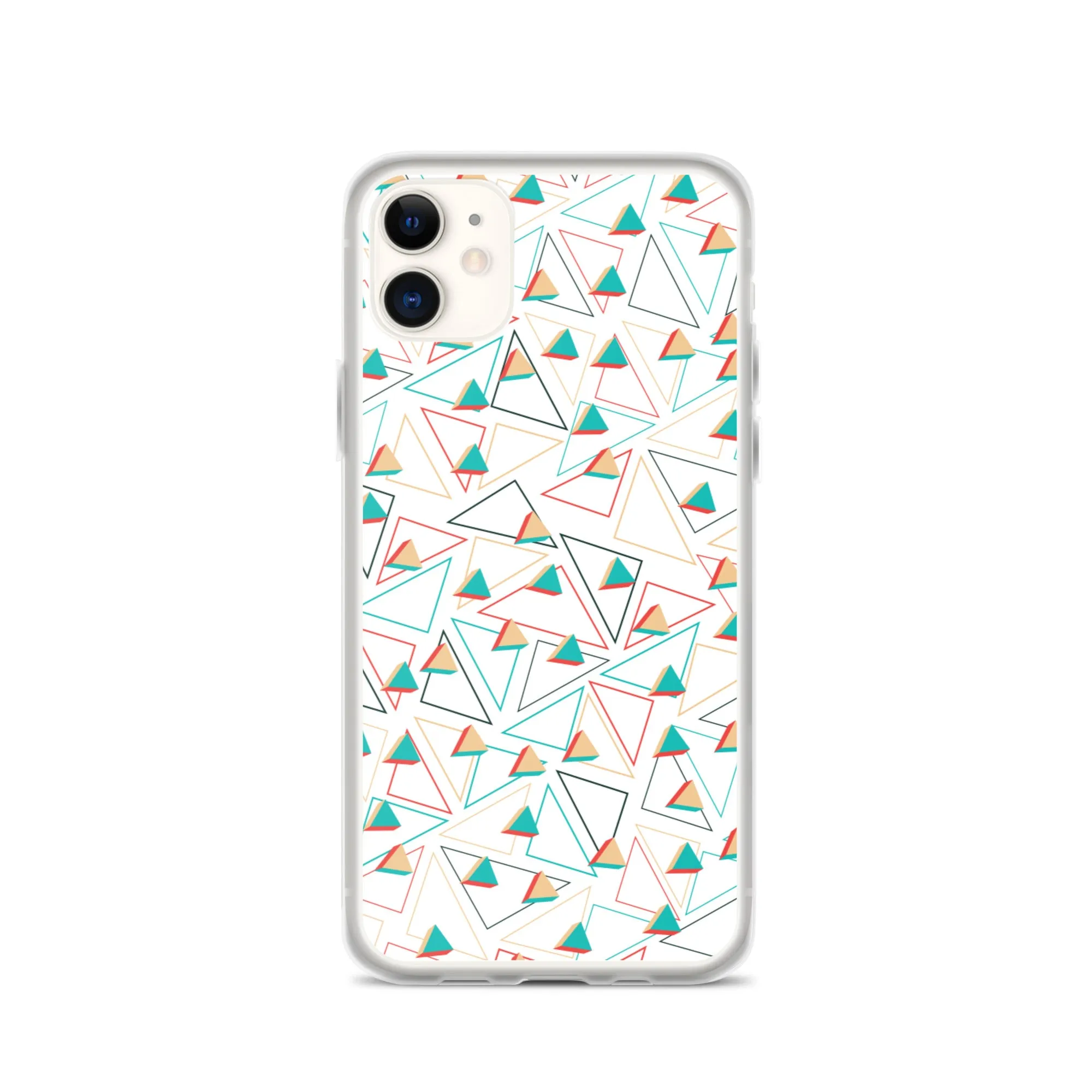 Triangular Candied White iPhone Case