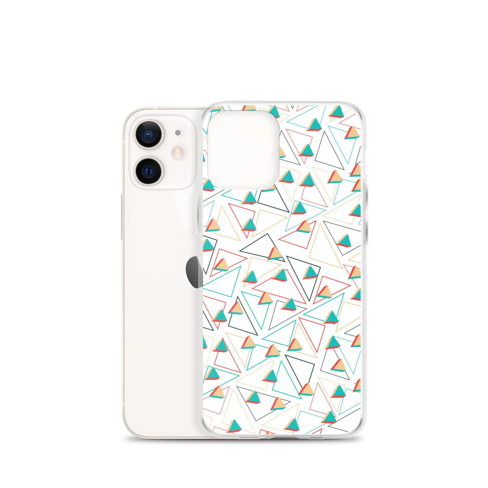 Triangular Candied White iPhone Case