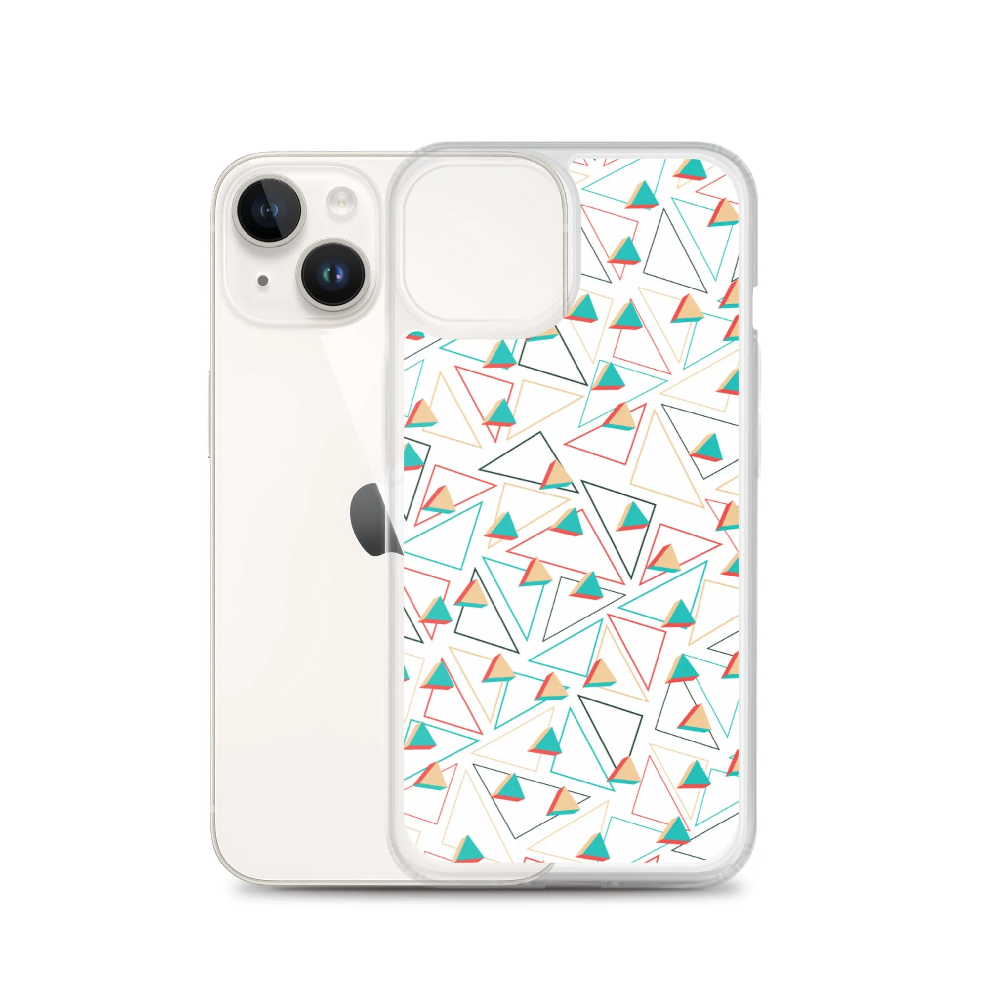 Triangular Candied White iPhone Case