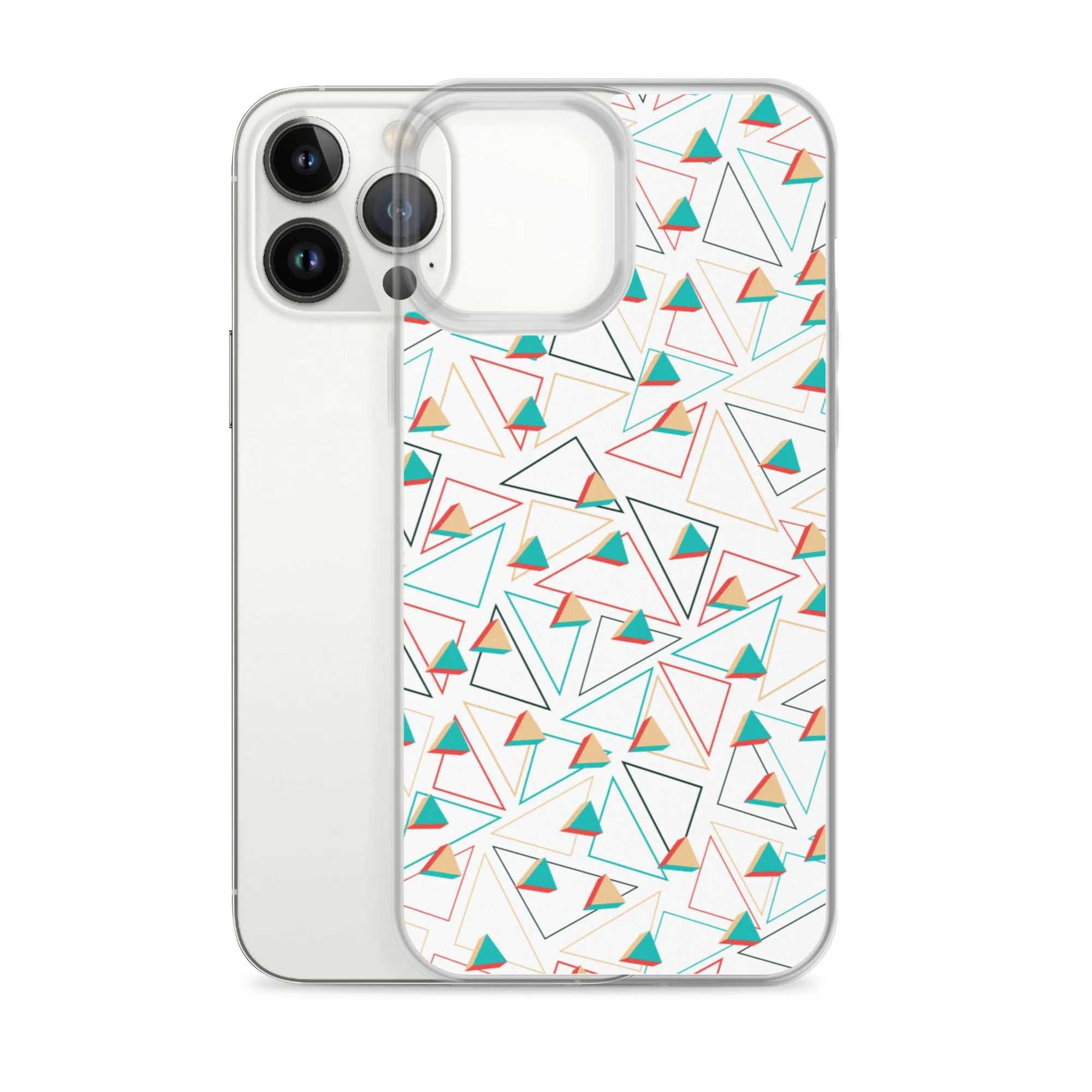 Triangular Candied White iPhone Case