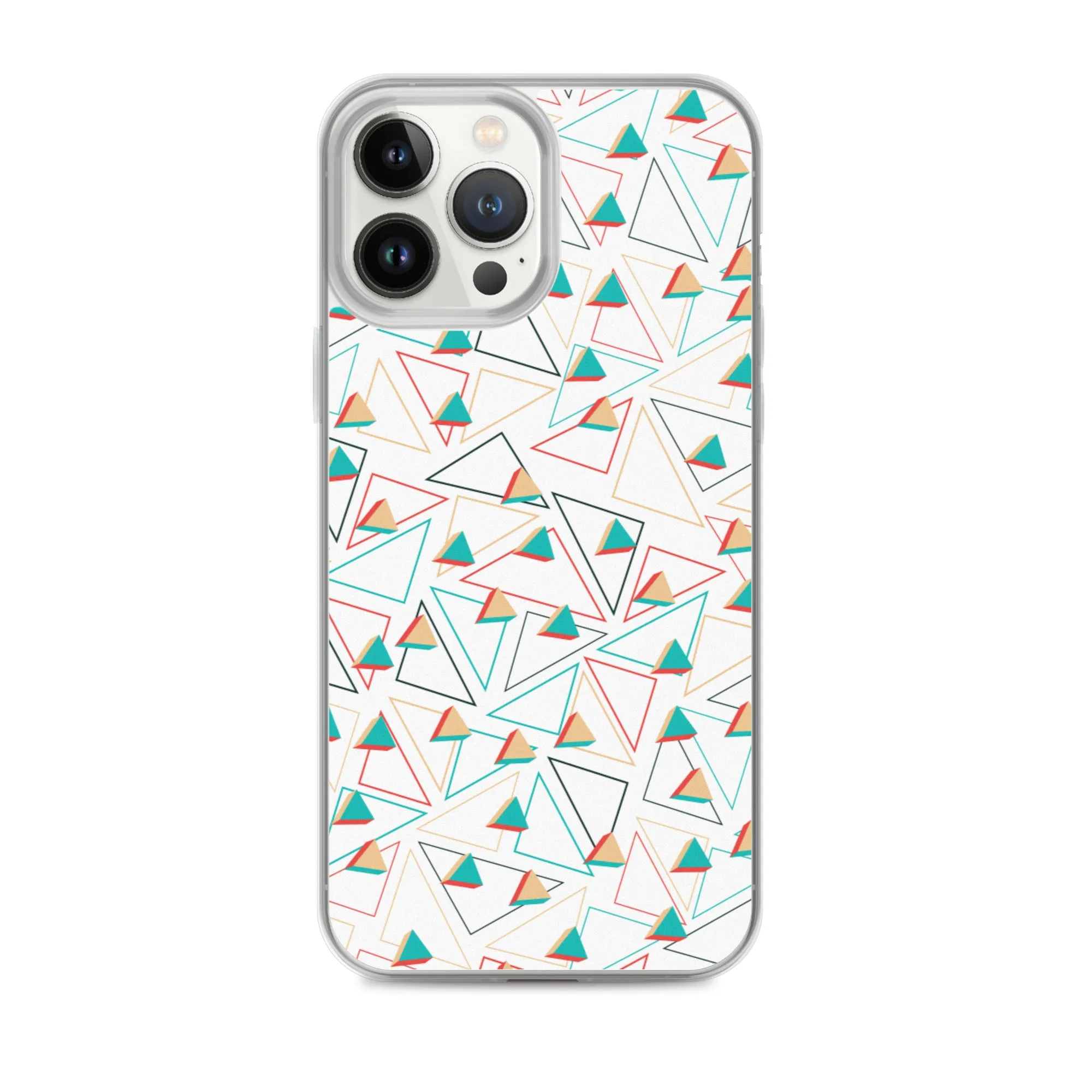 Triangular Candied White iPhone Case