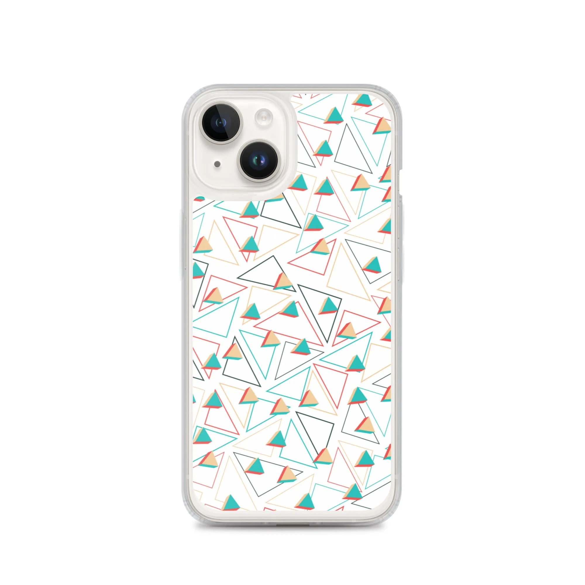 Triangular Candied White iPhone Case