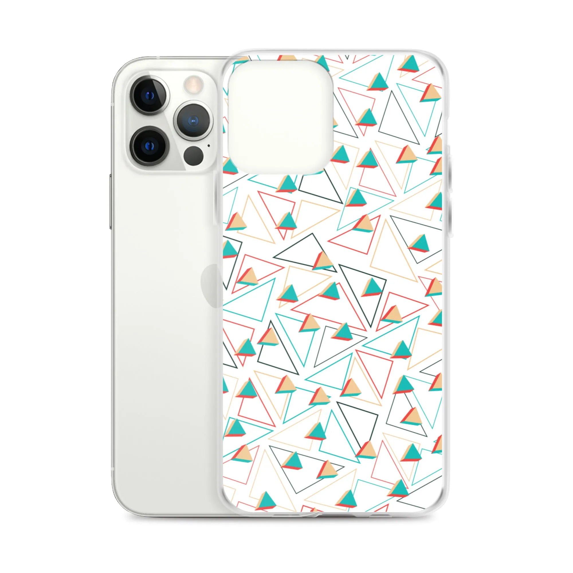 Triangular Candied White iPhone Case