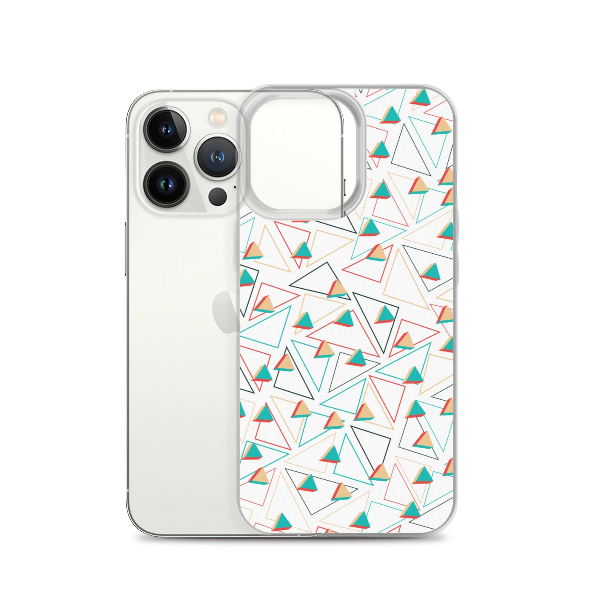 Triangular Candied White iPhone Case