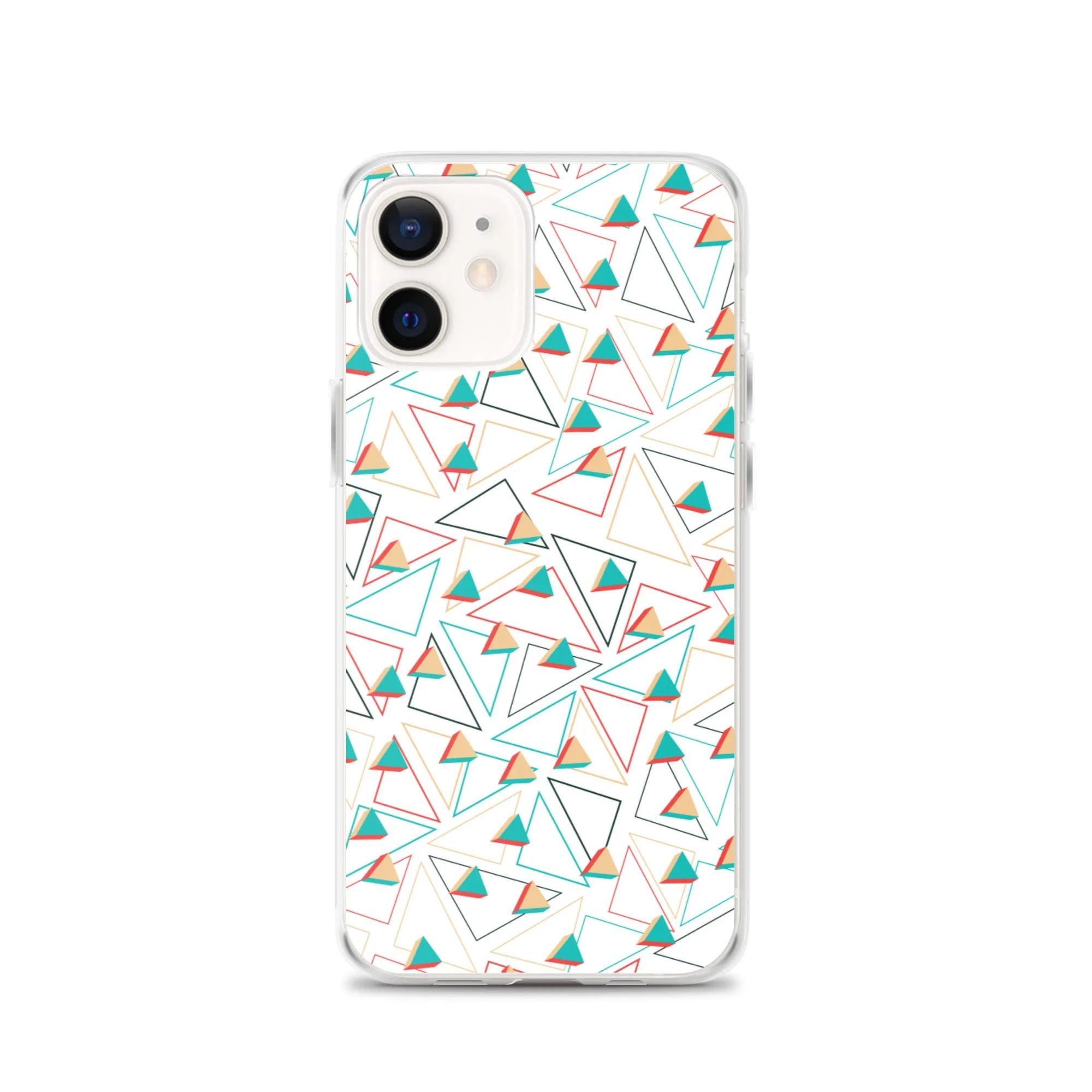 Triangular Candied White iPhone Case