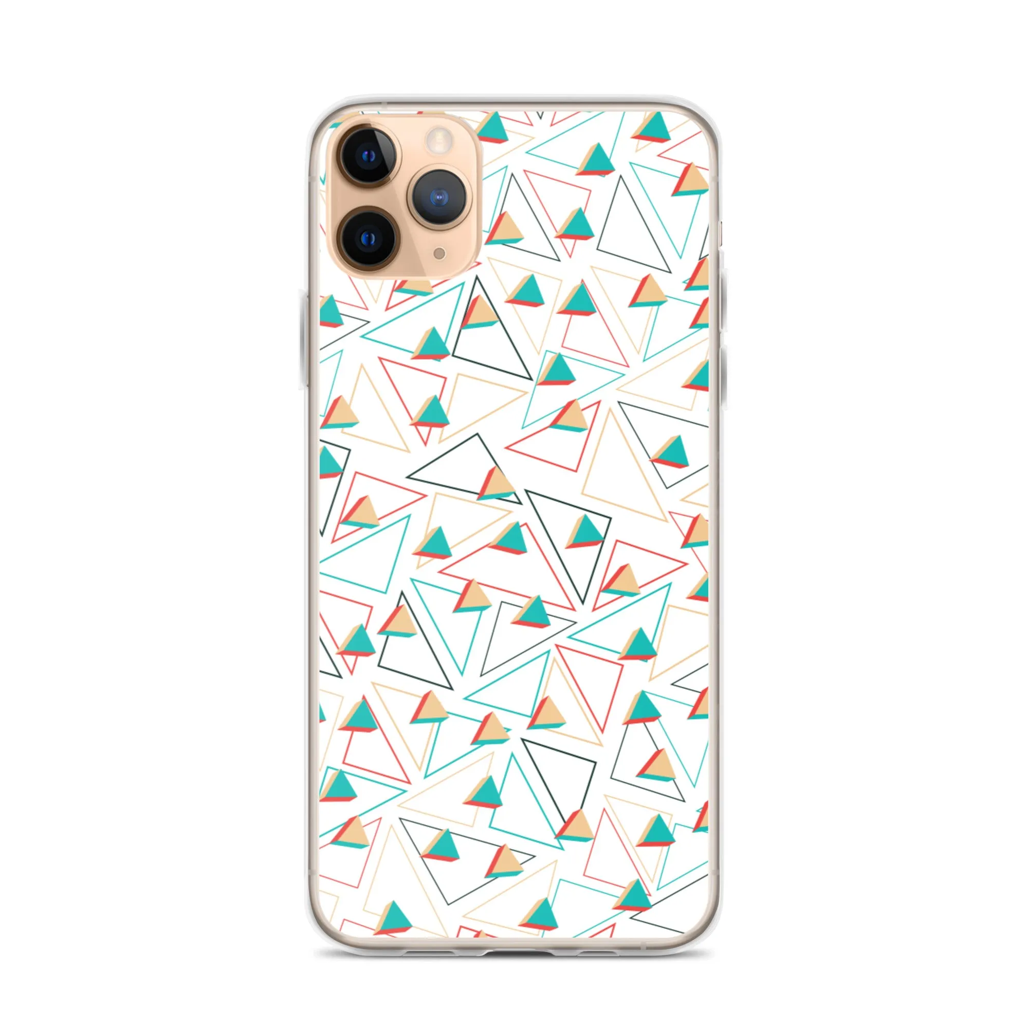 Triangular Candied White iPhone Case