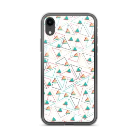 Triangular Candied White iPhone Case