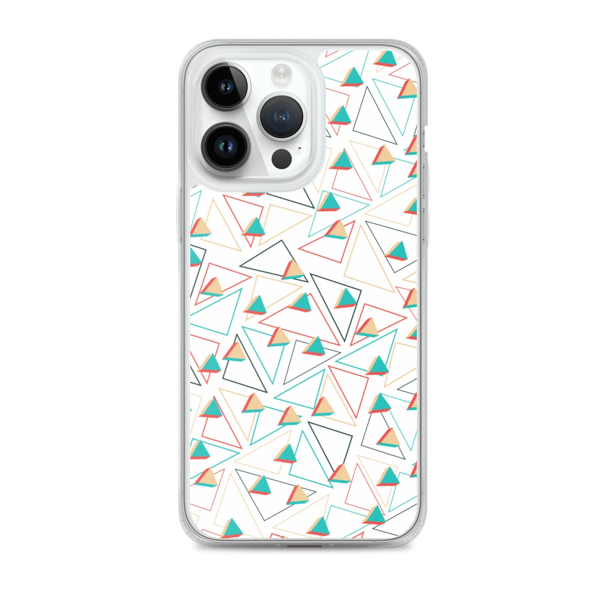 Triangular Candied White iPhone Case