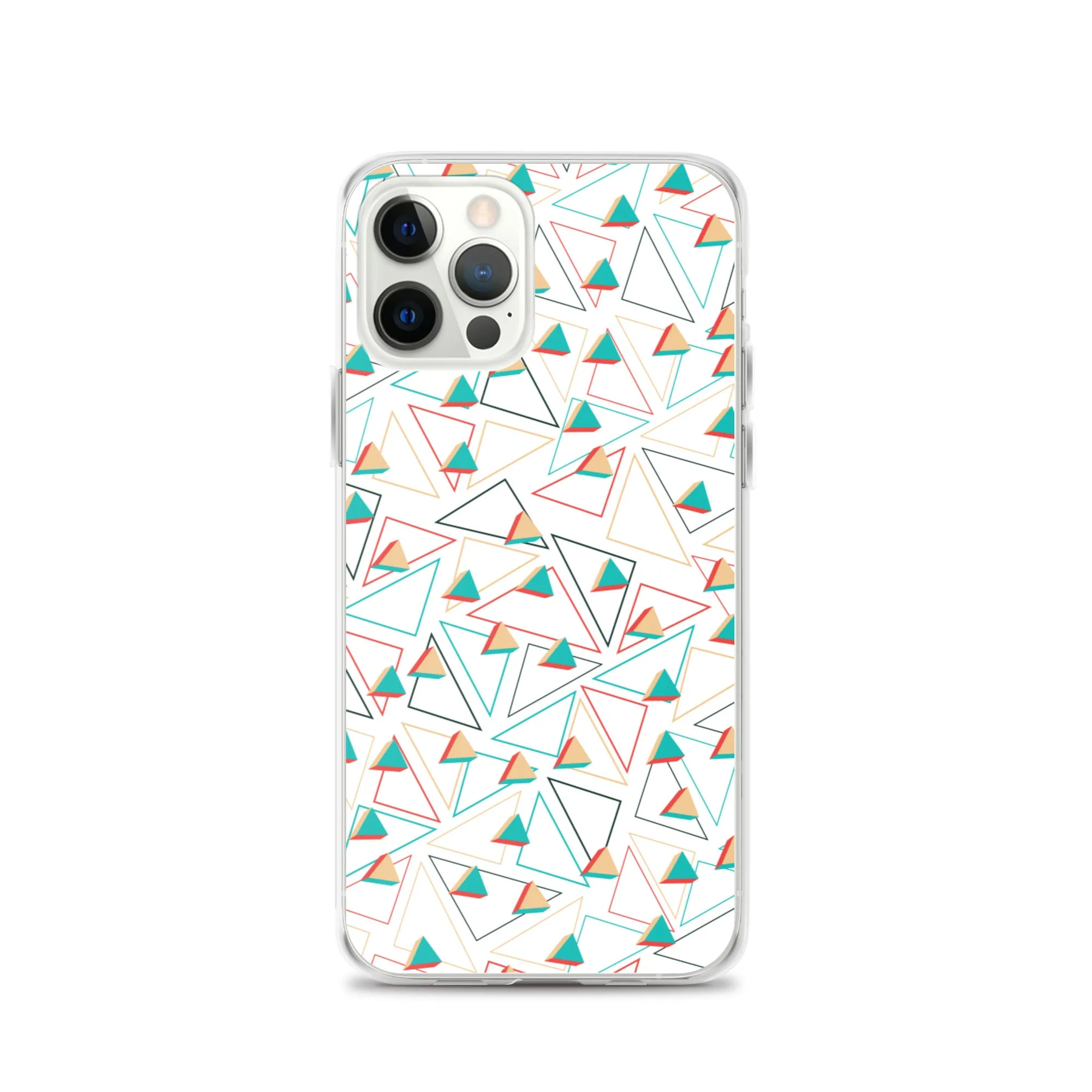 Triangular Candied White iPhone Case