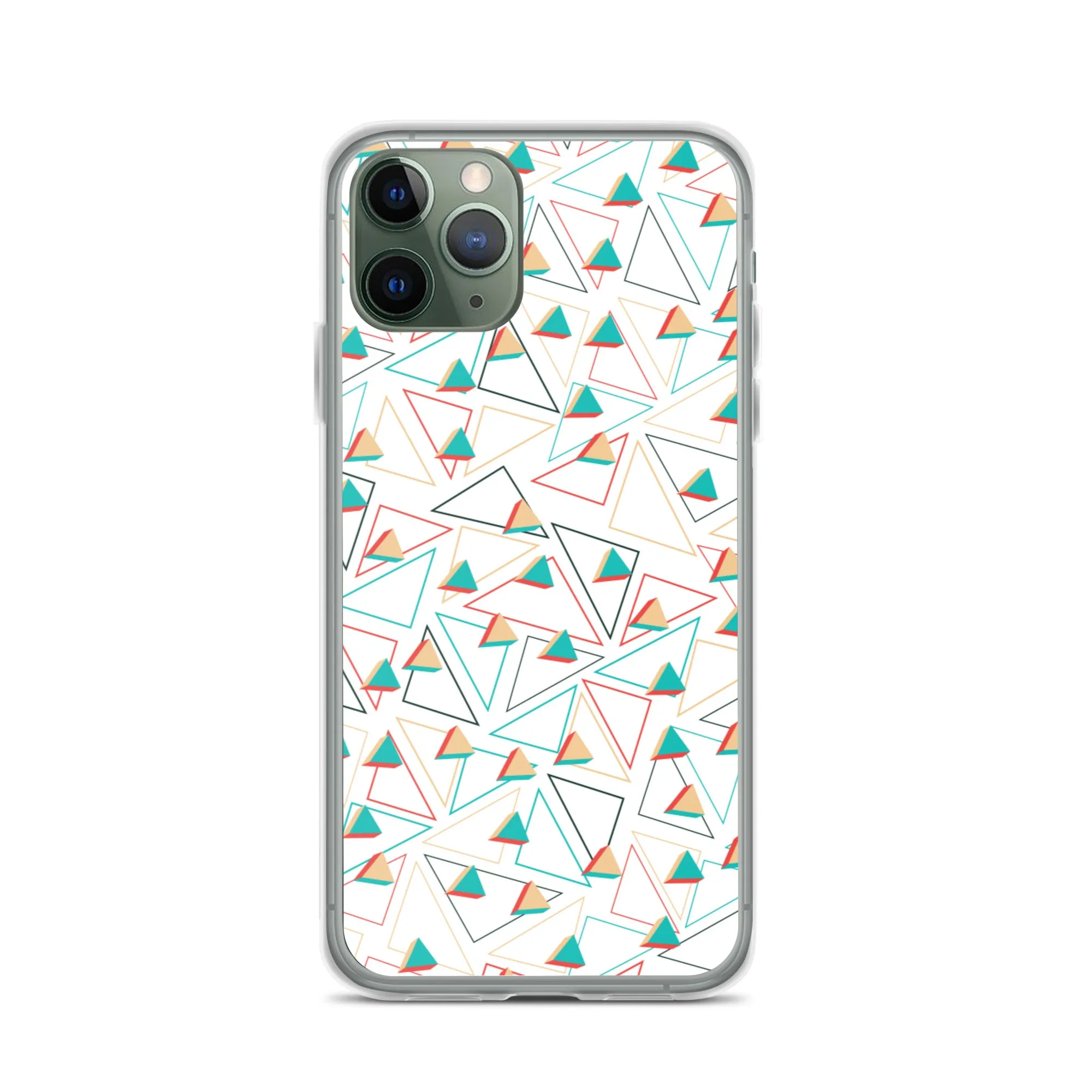 Triangular Candied White iPhone Case