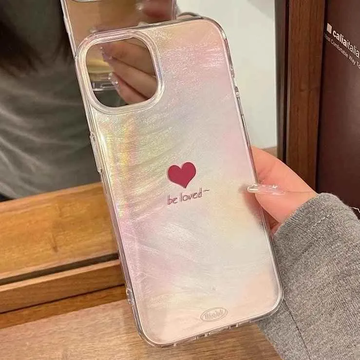 TSP44 Cute Phone Cases for iPhone 11, 12, 13, 14, 15, Pro Max, and 15 Plus - Red Mini Heart Design