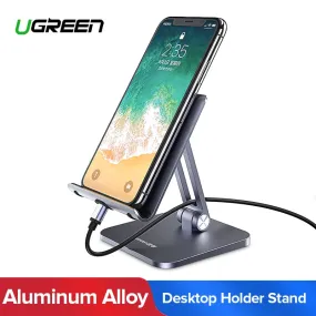 Ugreen Desktop Holder Stand for iPhone 8 X 6 Plus Samsung S9 S8 Plus Mobile Phone Mount Holder for iPad Charging Tablet Stand