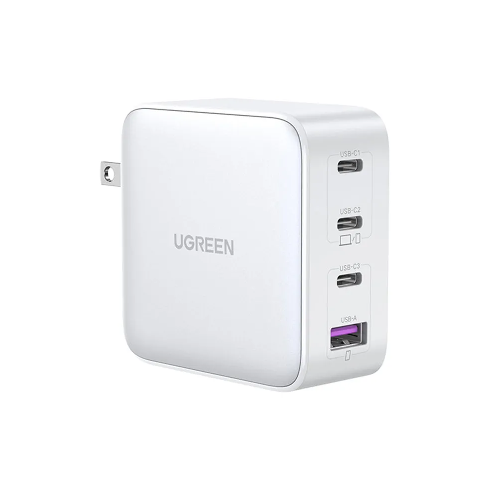 UGREEN Nexode 100W 4-Port USB GaN Fast Charger Wall Power Adapter for iPhone, iPad, MacBook, Samsung Galaxy, Huawei, Oppo, Vivo, Android Phone, Tab, Tablet, Laptop, Camera, etc. | 15336