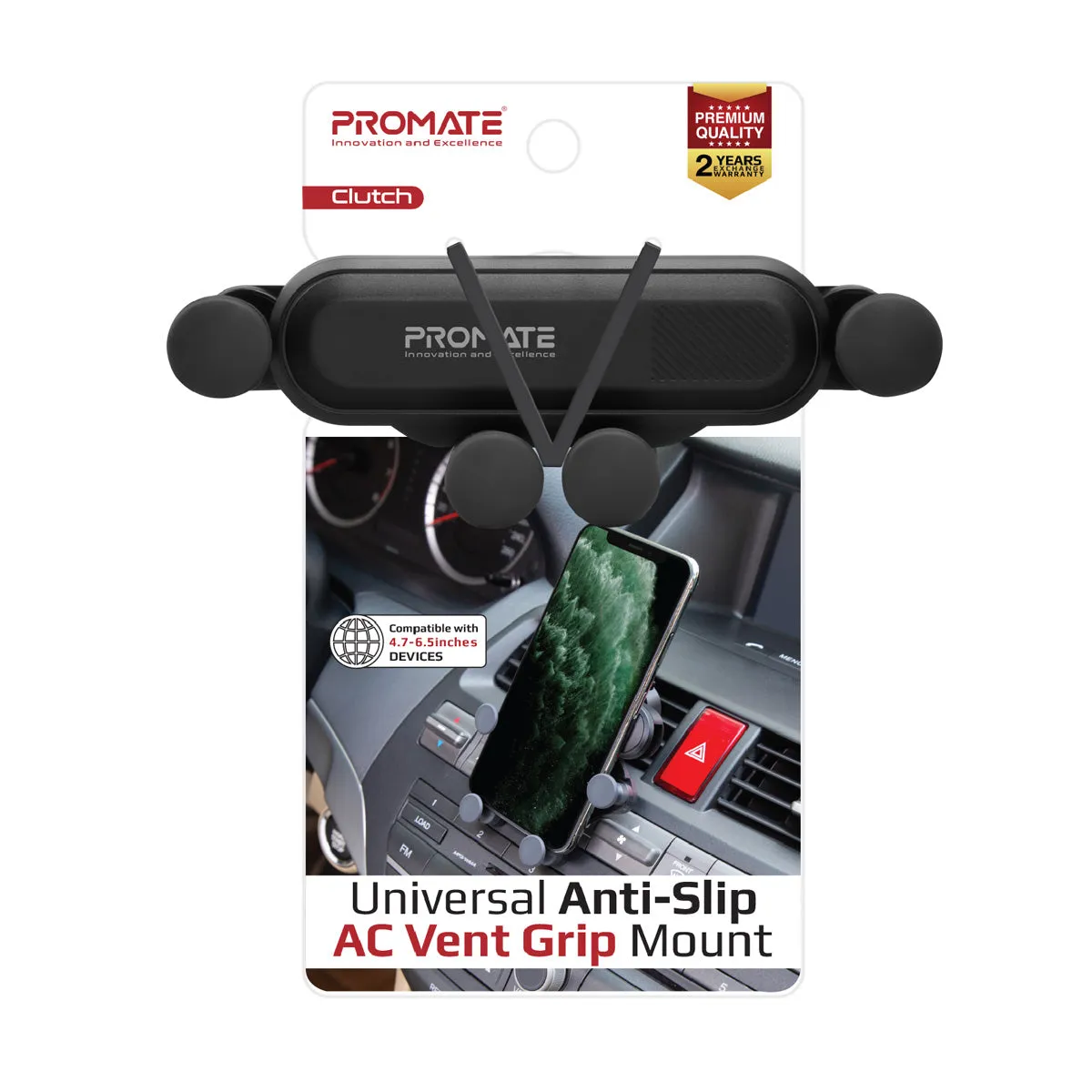 Universal Anti-Slip AC Vent Grip Mount