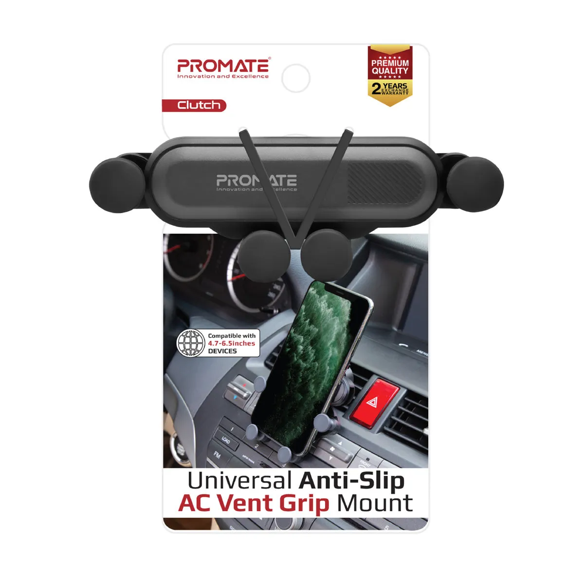 Universal Anti-Slip AC Vent Grip Mount