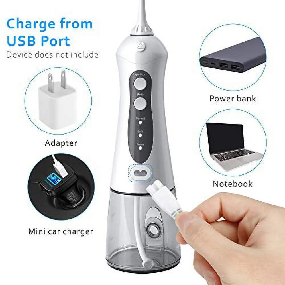 USB Charging Cable for MOSPRO, Nicefeel, Zerhunt, McNaval & Cremax Water Flosser, Replacement Charger Cord for FC159 Water Flosser