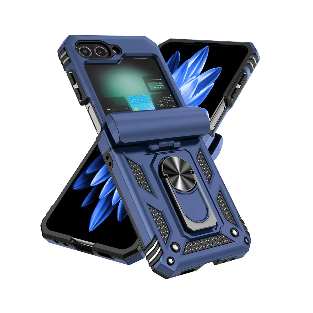 Ventus Heavy Duty Case For Galaxy Z Flip With 360° Magnetic Ring Kickstand