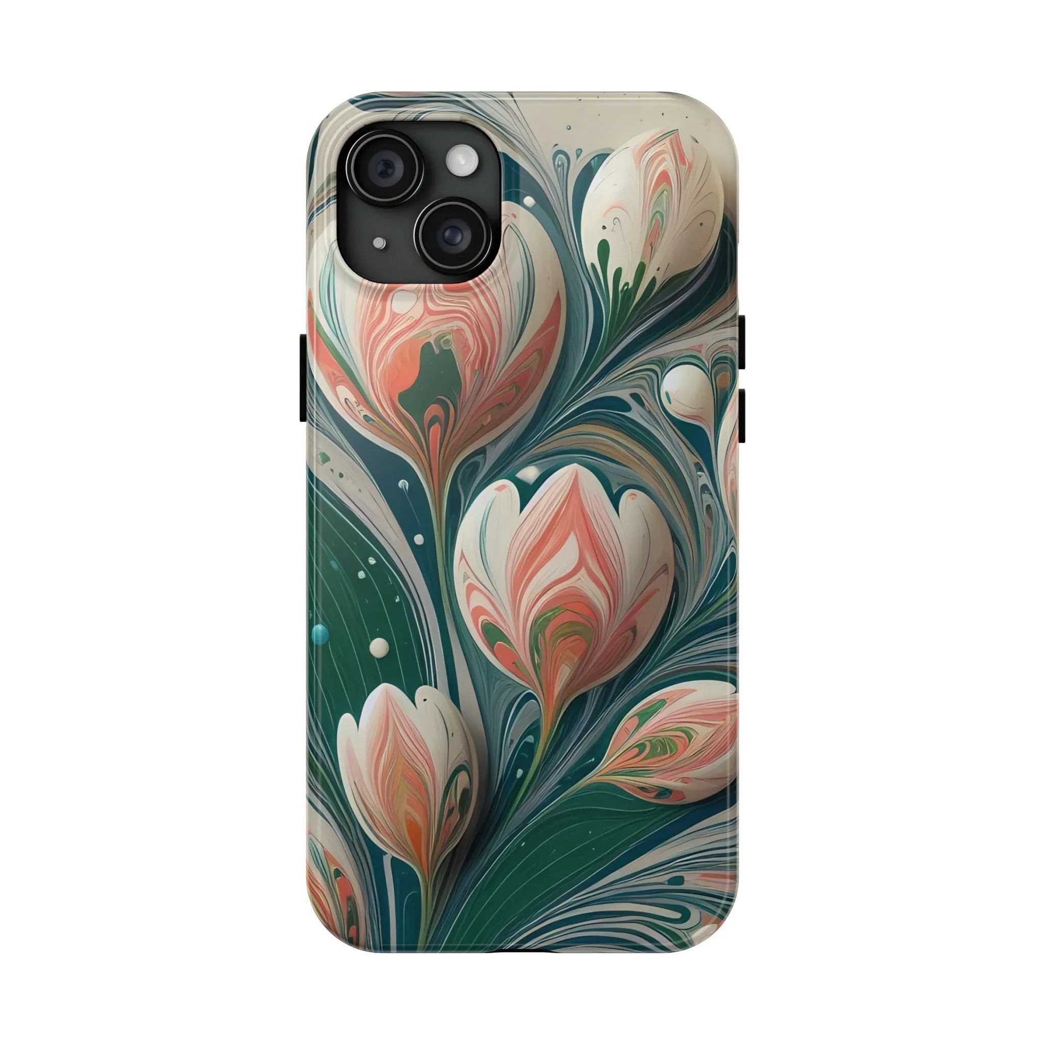 Vibrant Floral Tough Phone Cases - Durable Protection with Artistic Design