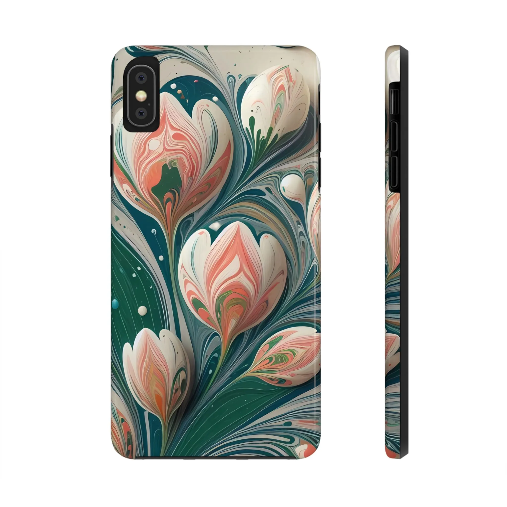 Vibrant Floral Tough Phone Cases - Durable Protection with Artistic Design