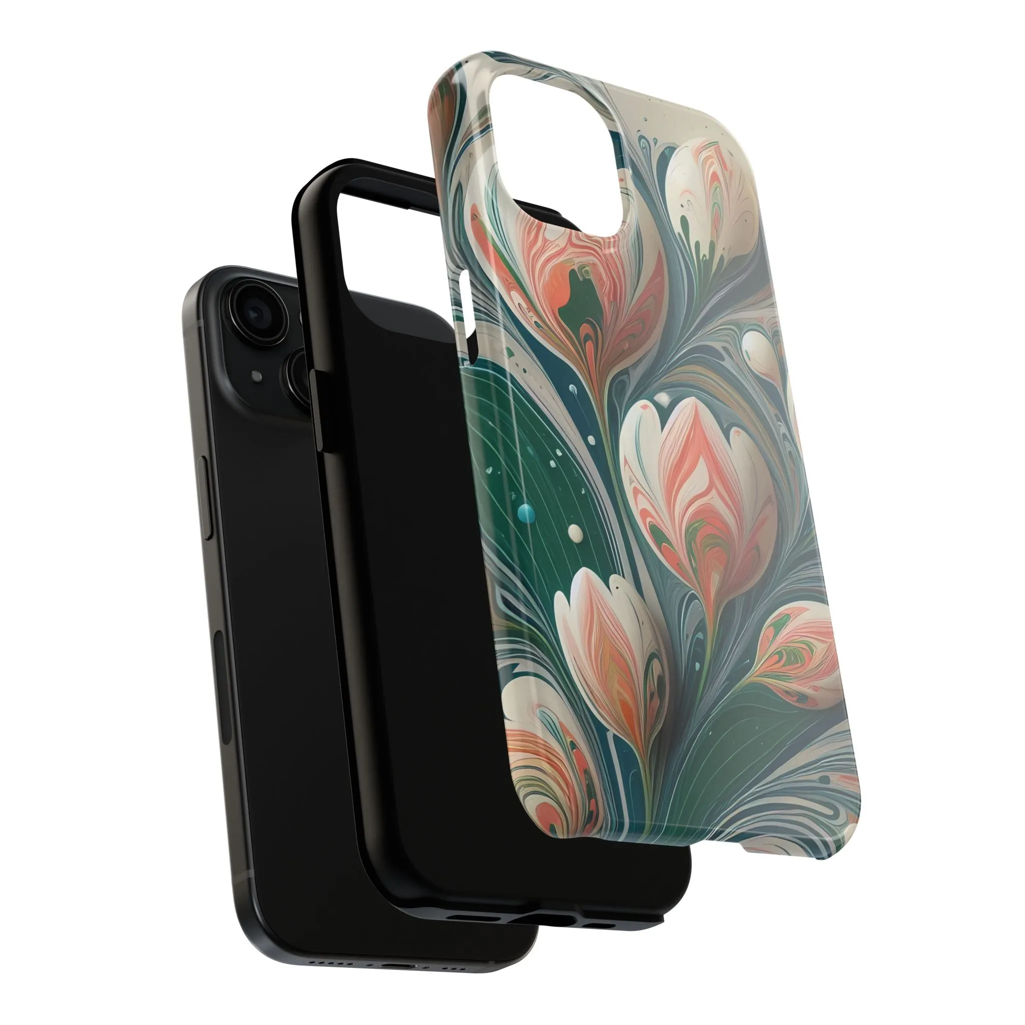 Vibrant Floral Tough Phone Cases - Durable Protection with Artistic Design