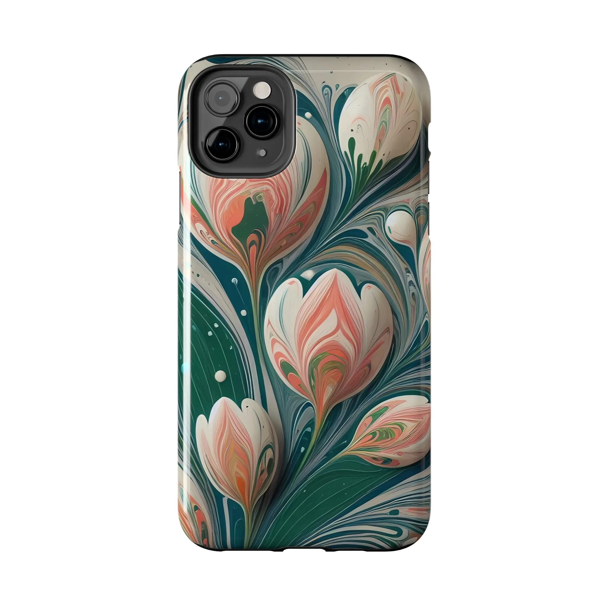 Vibrant Floral Tough Phone Cases - Durable Protection with Artistic Design