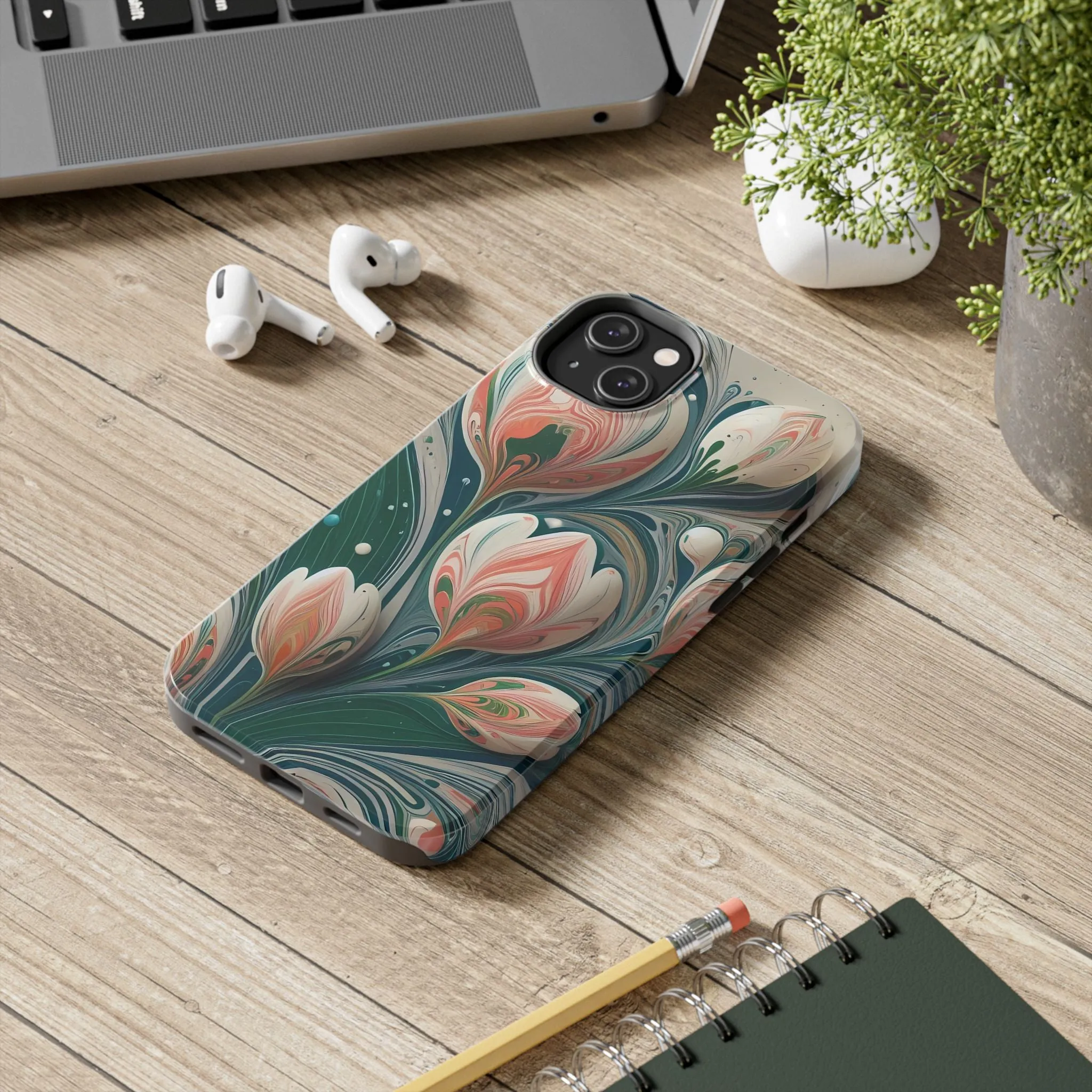 Vibrant Floral Tough Phone Cases - Durable Protection with Artistic Design