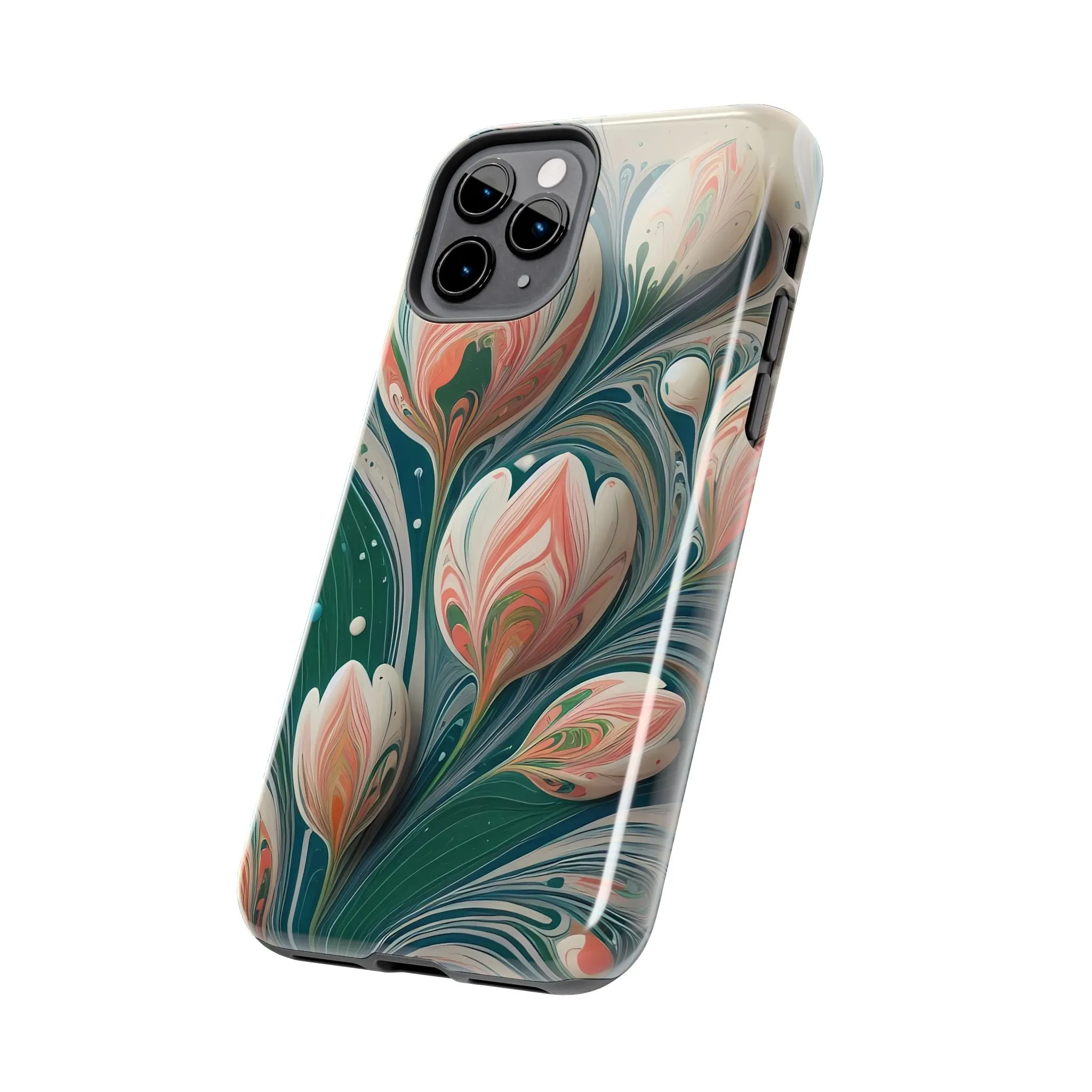 Vibrant Floral Tough Phone Cases - Durable Protection with Artistic Design