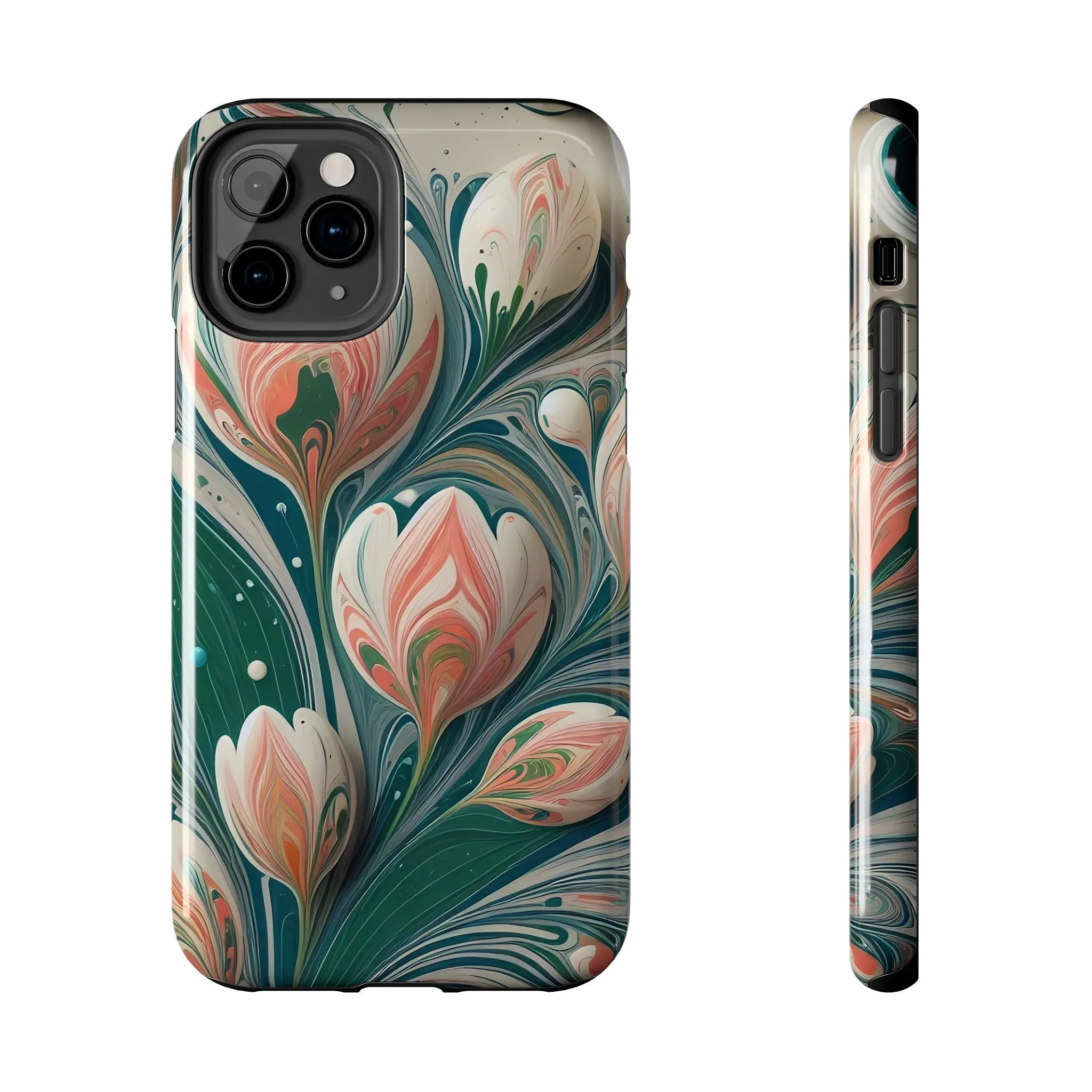 Vibrant Floral Tough Phone Cases - Durable Protection with Artistic Design